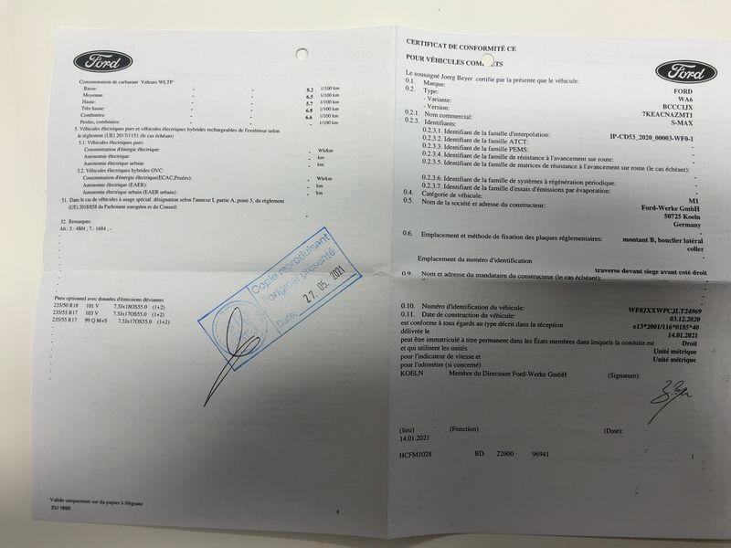 Ford S-Max 2.0 TDCi EcoBlue Vignale — zdjęcie 16