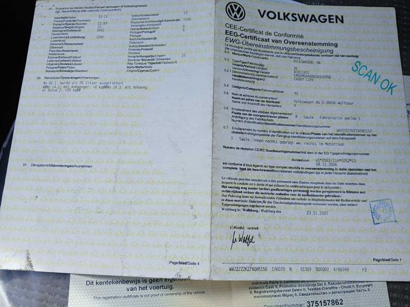 Volkswagen Caddy 1.9 TDI Life — zdjęcie 16