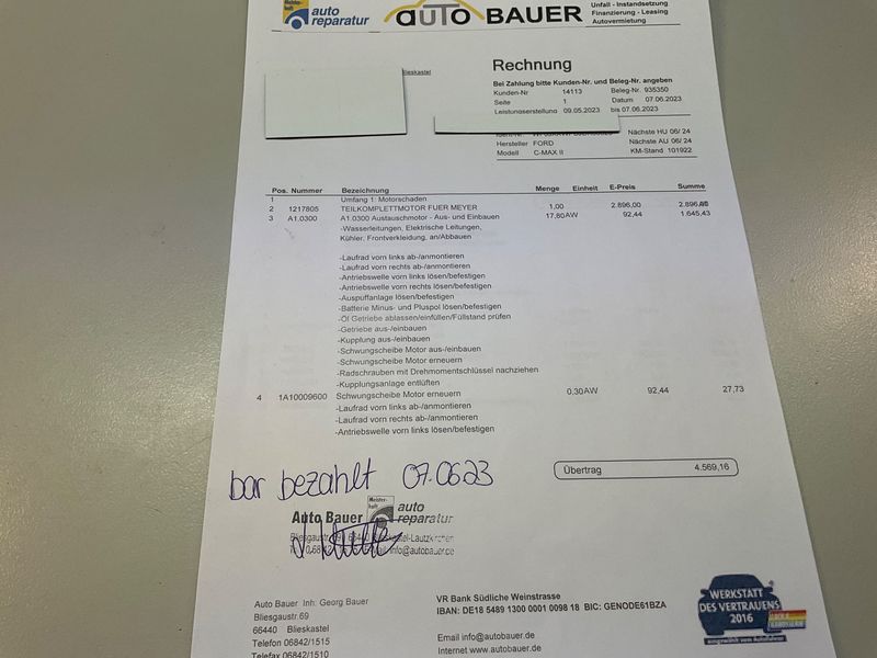 Ford C-Max 1.0 EcoBoost Titanium — zdjęcie 7