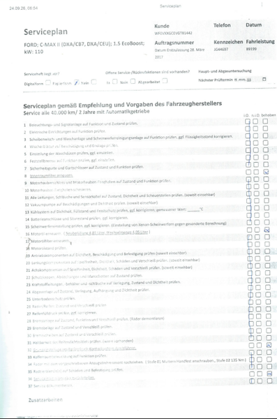 Ford C-Max 1.5 EcoBoost Titanium — zdjęcie 25
