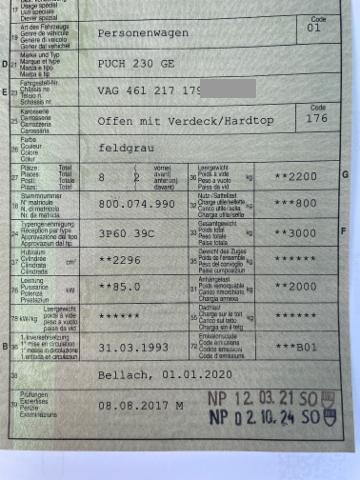 Puch 230 GE Militärfahrzeug — zdjęcie 2