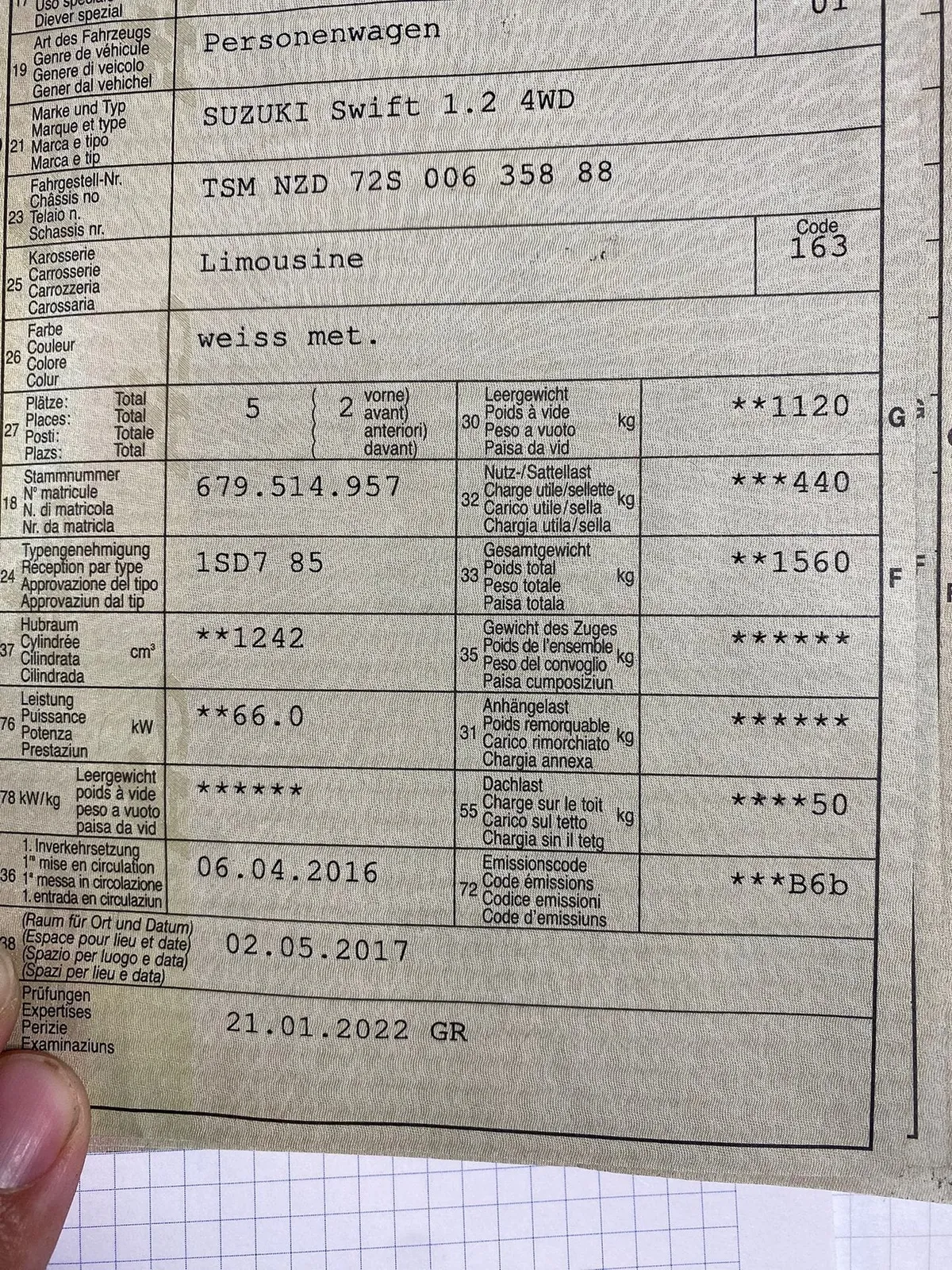 SUZUKI Swift 1.2 4WD — zdjęcie 13