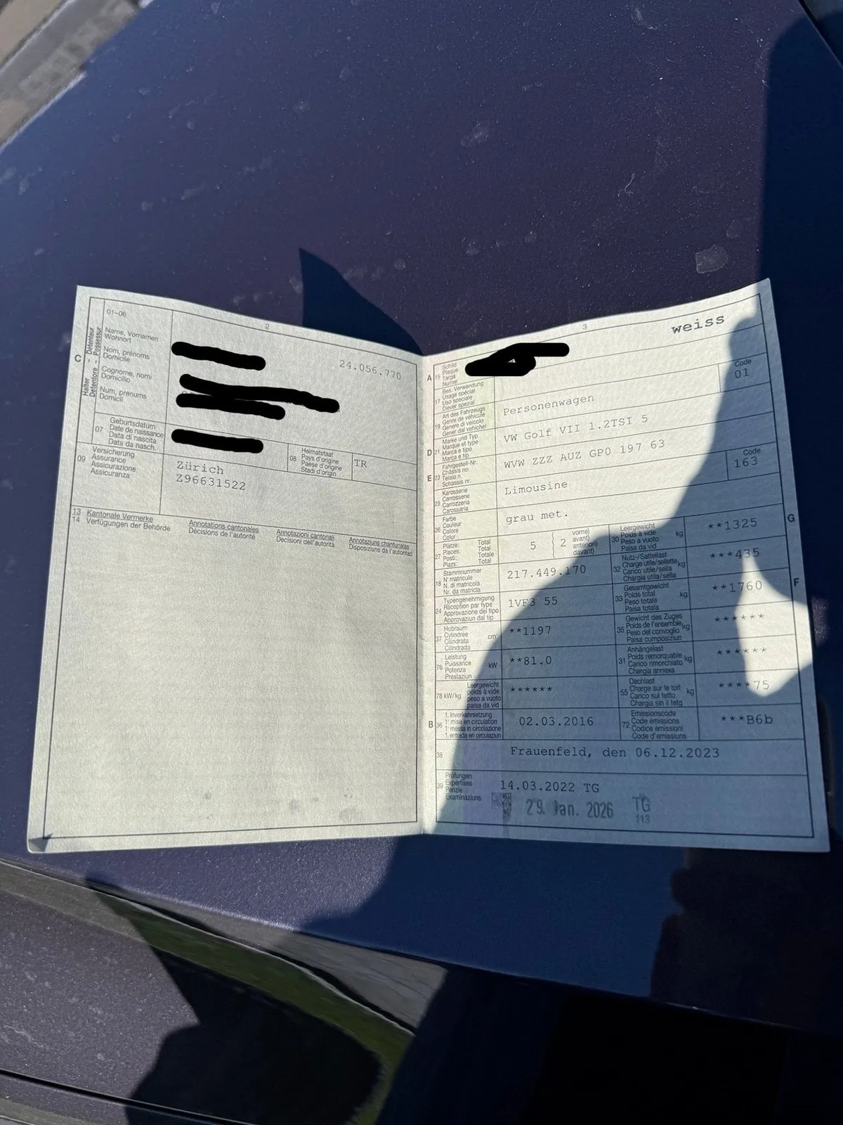 VW Golf VII 1.2TSI 5 — zdjęcie 13