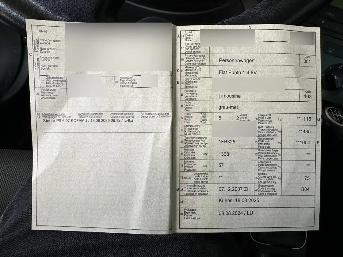 FIAT Punto 1.4 Dynamic, 78 HP — zdjęcie 14