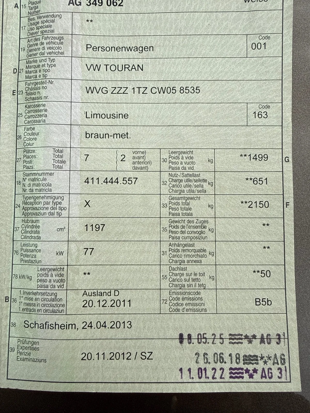 VW TOURAN — zdjęcie 14